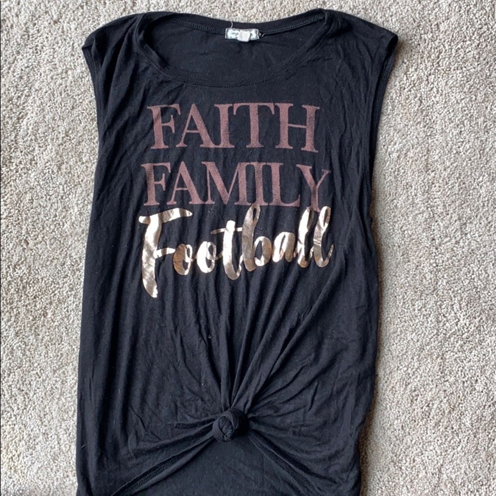 Faith, family, football tank